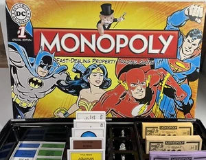 DC Comics Monopoly Edición Especial - Fichas de Metal Completas y Coleccionables - Imagen 1 de 10