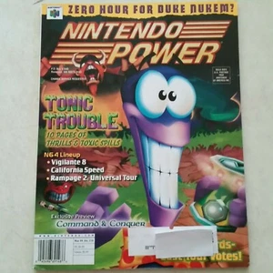 Nintendo Power Magazine Vol 118, March 1999. Tonic Trouble, w/ Rayman 2 poster - Picture 1 of 2