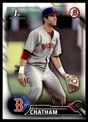 2016 Bowman Draft Picks & Prospects C.J. Chatham Boston Red Sox #BD-38 - Image 1 of 2