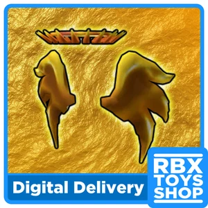 R0BL0X Golden Reignment Gold Wings Item Toy Code Only DELIVERED Via eBay Message - Picture 1 of 1