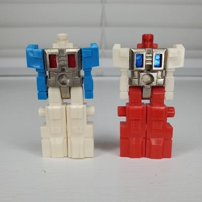 Takara Robotech Blockman Robolinks Red White Blue 1984 Japan 2 Inch Figure - Image 1 of 4