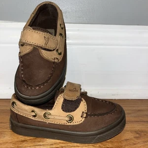 Sperry Halbschuhe Jungen Größe 6 W Bal Harbour H&L Leder braun Top-Sider - Bild 1 von 6