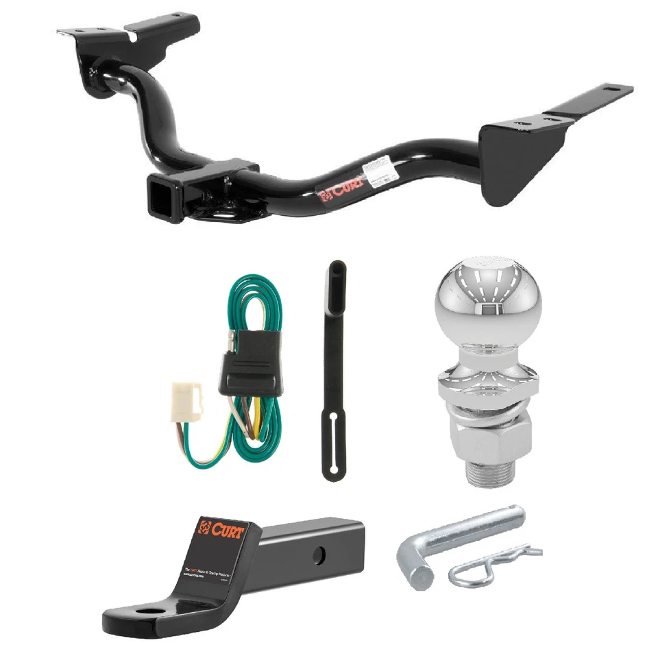 Curt Class 3 Trailer Hitch Tow Package w/ 2" Ball Dia. for 01-04 Escape/Tribute Foto 1 de 4