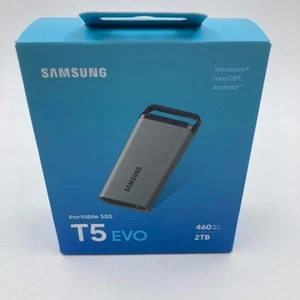 New Samsung 3.5" T5 EVO 2TB USB 3.2 Gen 1 SSD - Afbeelding 1 van 16