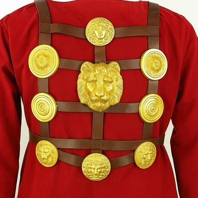 Cinturón Palerae Romano | Cinturón Soldado Romano de Latón para Recreación, Juegos con disfraces y Santidad Foto 1 de 3