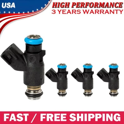 Set of 4 Fuel Injector For Hyundai Genesis Coupe 3.8L V6 2010 2011 2012 FJ1104 - Image 1 of 4
