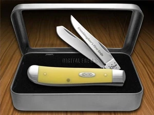 Case xx Granddaughter's First Mini Trapper Messer gelb Delrin Tasche - Bild 1 von 5