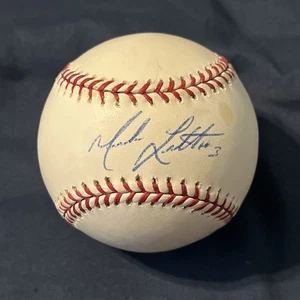 Mark Loretta *SIGNED* Rawlings Major League Baseball - Brewers Dodgers Astros - Picture 1 of 7