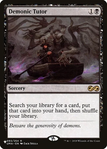 Demonic Tutor (#UMA-93) The List NM MTG - Image 1 of 1