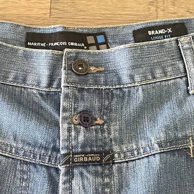 Pantalones de mezclilla Marthie Francois Girbaud para hombre marca X calce suelto azul lavado claro 42x30 Foto 1 de 4