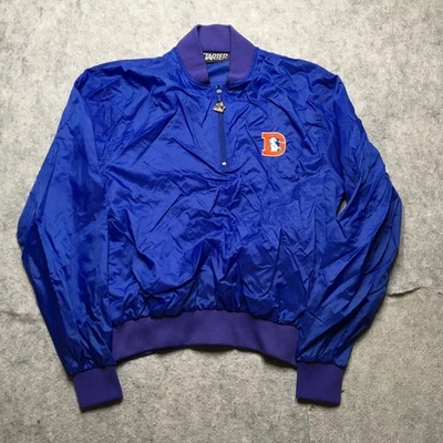 Pullover ligero azul XL cortavientos vintage Starter Denver Broncos para hombre Foto 1 de 4