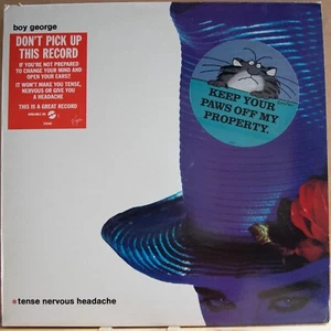 BOY GEORGE - TENSE NERVOUS HEADACHE - Vinyl LP - Virgin - 1988 - VG (2404) - Picture 1 of 5