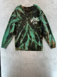 FOUR Clothing Co. 4OUR Sweatshirt Herren Medium Grün Batik Wearable Art - Bild 1 von 20