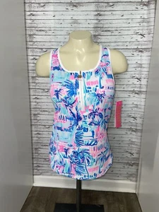 NWT Lilly Pulitzer Luxletic Size Small Athletic Racerback Canna Bra Tank - Picture 1 of 12