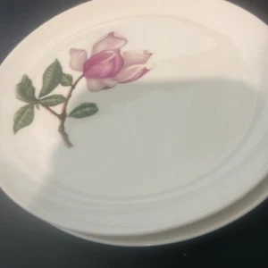 Crooksville China Saucer Magnolia Southern Belle 1950 Bowls , Saucers Plates - Picture 1 of 2