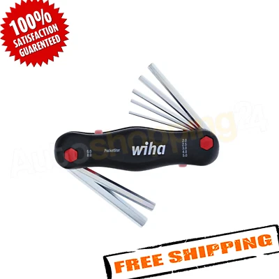 Wiha Tools 35195 7 Piece PocketStar Fold-Out Hex Key Set - Metric - Image 1 of 4