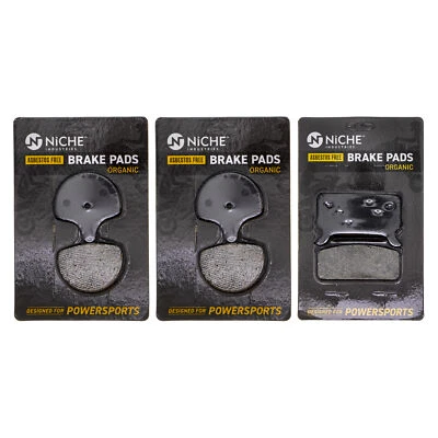 NICHE Brake Pad Set for Harley-Davidson Tour Glide Road King Front Rear Organic - Image 1 of 4