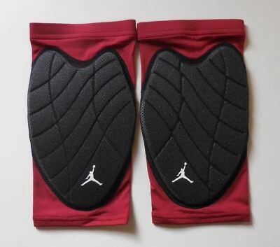 Nike Jordan Hyperstrong Padded Bicep Arm Sleeves Team Red/Black/White S/M 1 Pair - Image 1 of 4