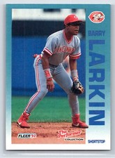 1992 Fleer 7 Eleven/Citgo The Performer #14 Barry Larkin  Cincinnati Reds