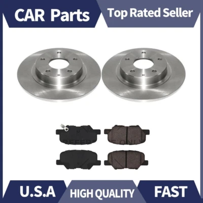 Rotores de freno traseros y pastillas de freno de cerámica para Mazda 2014-2015 6 Foto 1 de 4