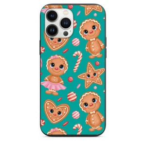 Linda Funda Teléfono Diseño Galletas Pan de Jengibre Niña y Niño para iPhone 7 8 X XS XR S - Imagen 1 de 31