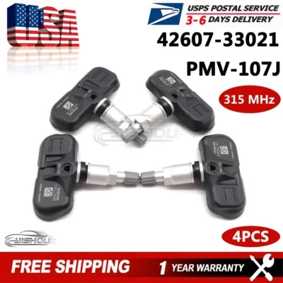 TIRE PRESSURE SENSOR TPMS 42607-33021 For Toyota Corolla Lexus Scion PMV-107J - Image 1 of 4