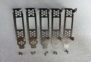 5pcs New Low Profile Bracket for DELL PERC H830 LSI SAS 9300-8e PCI-e HBA - Afbeelding 1 van 4