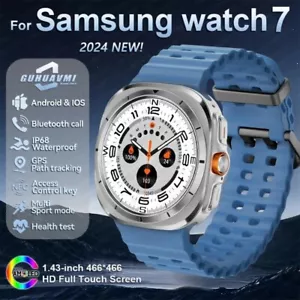 For Samsung New Galaxy Watch 7 Ultra GPS Trackr NFC Smart Watch Men Custom Dial - Picture 1 of 9