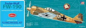 Guillow's 502 Focke Wulf Fw-190 16" kit modello taglio laser made in USA - Foto 1 di 2