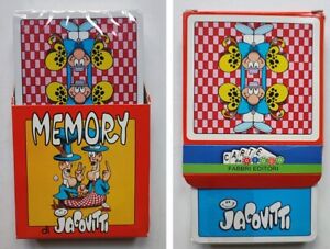 Memory JACOVITTI Box di 40 carte Modiano Fabbri 1 mazzo sigillato
