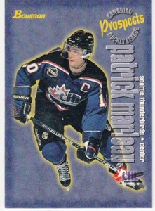 1997 Bowman CHL 141 Patrick Marleau Seattle Thunderbirds San Jose Sharks