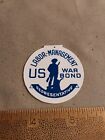 WWII US Home Front Labor Management War Bond Representati Min Man Plastic Pin