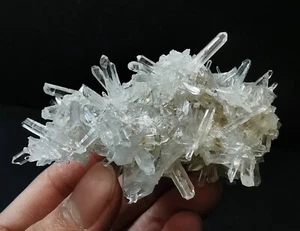 64.2g Top Quality Natural Clear Quartz Crystal Cluster Specimen China - Picture 1 of 20