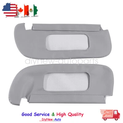 Brand New Sun Visor Leather Cover Gray Fits For 1994-2001 Dodge RAM 1500 - Изображение 1 из 4