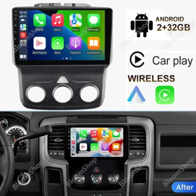 Radio de coche Apple Carplay para Dodge Ram 1500 2500 3500 2014-2018 estéreo 2016 2017 Foto 1 de 4