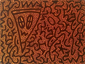 LA2 (LITTLE ANGEL ORTIZ), Graffitismo Pop Art americana, Olio su Tela pubblicata - Picture 1 of 4