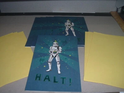 Tarjeta de cumpleaños 6 AG Lucas Films Disney Star Wars Stormtrooper niños  Foto 1 de 4