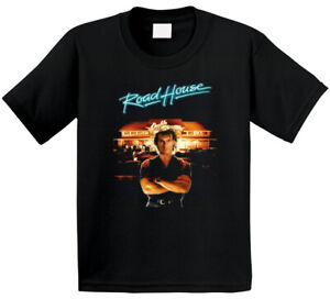 Roadhouse Patrick Swayze Retro 80's Movie Cool Fun Kids T Shirt 