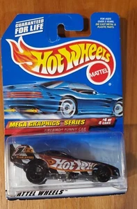 VINTAGE 1999 HOT WHEELS FIREBIRD FUNNY CAR #976 MEGA GRAPHICS SERIES 4 OF 4 BLK - Picture 1 of 5