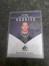 Upper Deck Sp Game Used 2009-10 Authentic Rookies Brandon Segal 572/699 RC 181