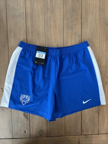 Nike Stock Vapor Memphis TIgers Flag Football Short Women's Medium Blue CV0213 Cover