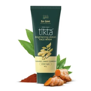 Nat Habit Ubtan Face Wash With Wild Turmeric | Chemical & Sulphate Free, 100g - Picture 1 of 6