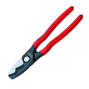 Knipex 8" Cable Wire Cutter Shears Twin Edge Adjustable Joint 9511200 - Picture 1 of 4