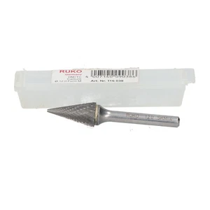 Ruko 116038 Tungsten carbide rotary burr shape New NMP - Picture 1 of 7