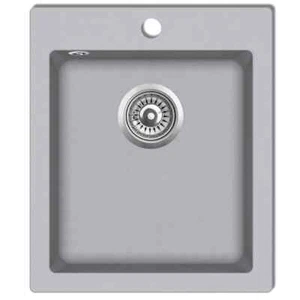 NNEVL Overmount Kitchen Sink Single Basin Granite Grey - Picture 1 of 3