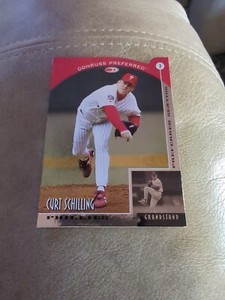 1998 Donruss Preferred Grandstand Die-Cut Preferred Seating Curt Schilling #88