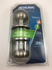 Plymouth Passage Knobset, No F10VPLY619, Schlage Lock Co - Bild 1 von 4