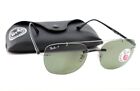 POLARIZED RARE New RAY-BAN Tech Light Ray Black Green Sunglasses RB 4280 601/9A