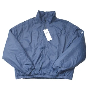 NWT ALO Men's Latitude Light Weight 1/2 Zip Pullover Jacket in Bluestone L - Picture 1 of 9