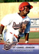 2016 Auburn Doubledays Choice #13 Daniel Johnson Vallejo California CA Card
